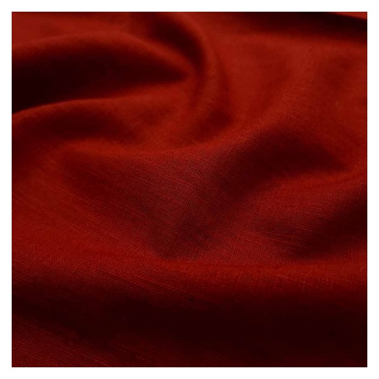 Rozsa Elite Scarlet Check Cotton with Enzyme-washed Finish