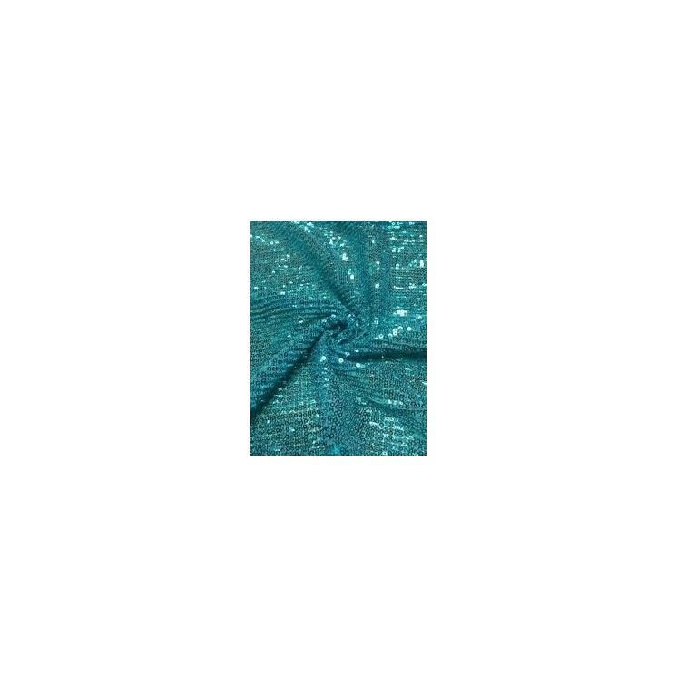 Rozsa Elite Teal Perforated Sequin with Sheen Finish
