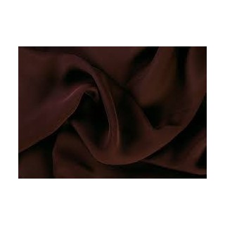 Rozsa Elite Chocolate Micro-check Silk-Cotton with Fade-resistant Finish