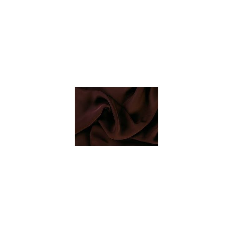 Rozsa Elite Chocolate Micro-check Silk-Cotton with Fade-resistant Finish