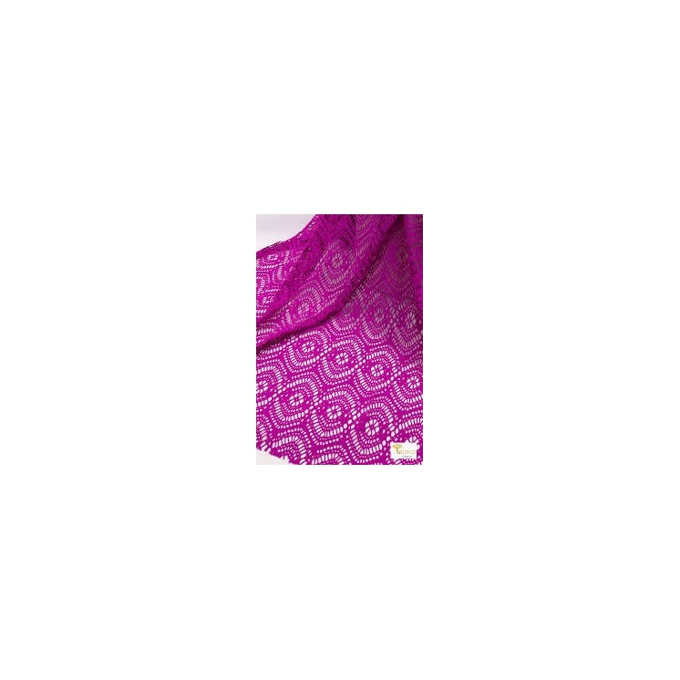 Rozsa Elite Magenta Medallion Canvas with Fire-retardant Finish