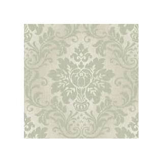 Rozsa Elite Sage Damask Decorative with Heavy-duty Finish