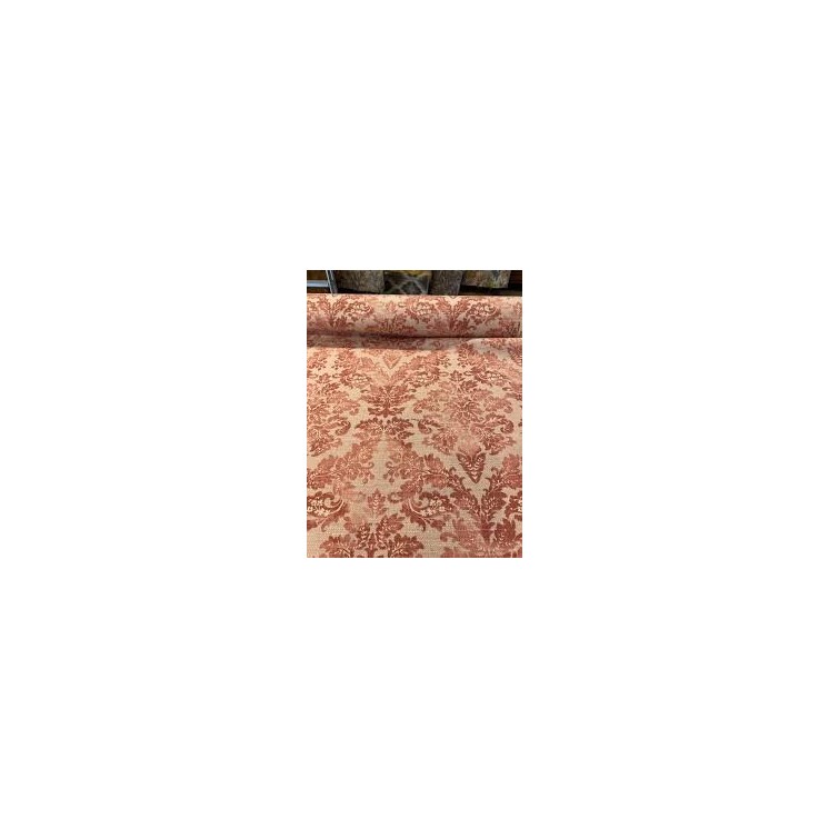 Rozsa Elite Salmon Geometric Tapestry with Washable Finish
