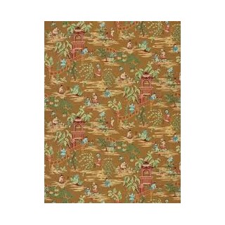 Rozsa Elite Stone Chinoiserie Canvas with Fire-retardant Finish