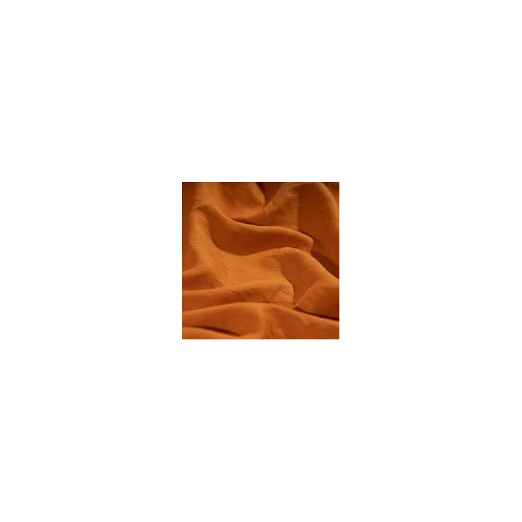 Rozsa Elite Pumpkin Hand-blocked Orange Fiber with Ethical Finish