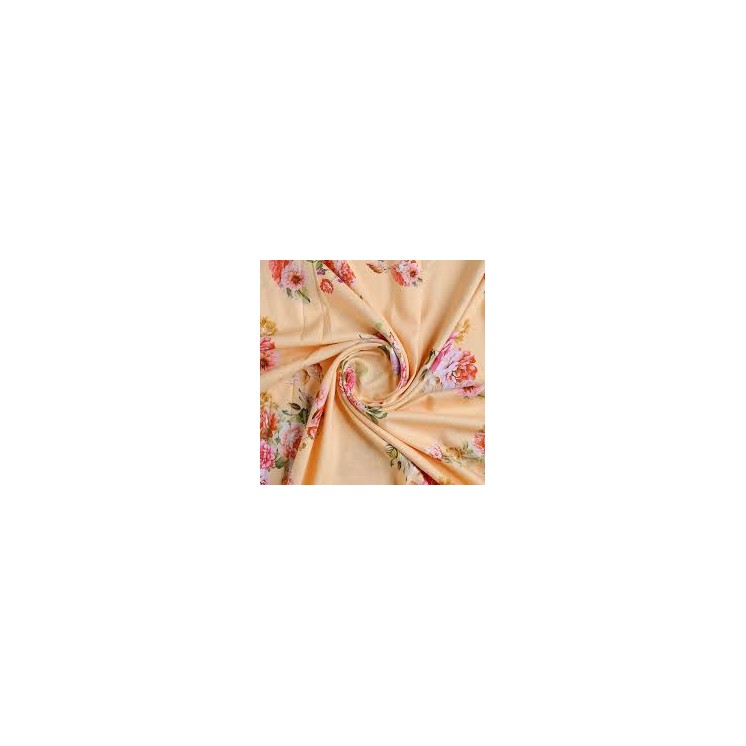 Rozsa Elite Forest Eco-print Orange Fiber with Eco-friendly Finish